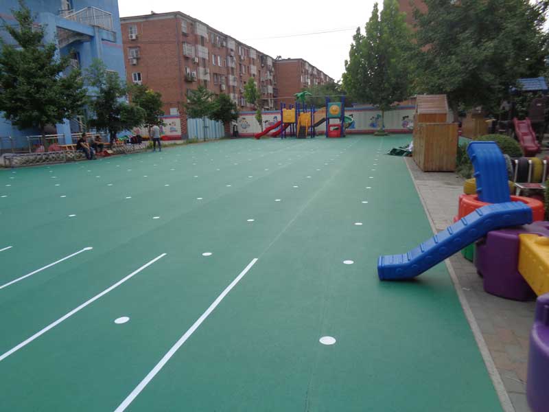 北京平谷區(qū)第一幼兒園室外地板